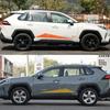 2Pcs Car Door Side Stickers for Toyota RAV4 Auto Vinyl Film DIY Sport Cool Styling Decor Decals Automobile Tuning Accessories