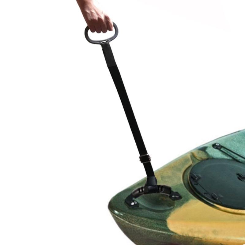 2 Divisions Pirogue Standing Assist Belts Ergonomic Handle Grip With Permanent Polyamide Weave For Scull Board Pirogue Stability