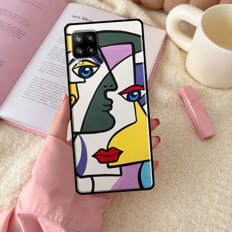 Abstract Portrait Art Painting For Samsung Galaxy A16 A26 A36 A56 A06 A53 A33 A13 A12 A32 A52 A55 A35 A15 A54 A34 A14 Case