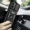 Applicable To IPhone 16 Pro Push Window Mobile Phone Case Apple 15 Car 14 Sergeant X Ring Bracket Protective Cover