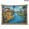 The Flintstones Cartoon Wall Tapestry Aesthetic Wall Hanging Printed Fabric Blanket Decorative Tapestries for Bedroom Living Room Home Decor