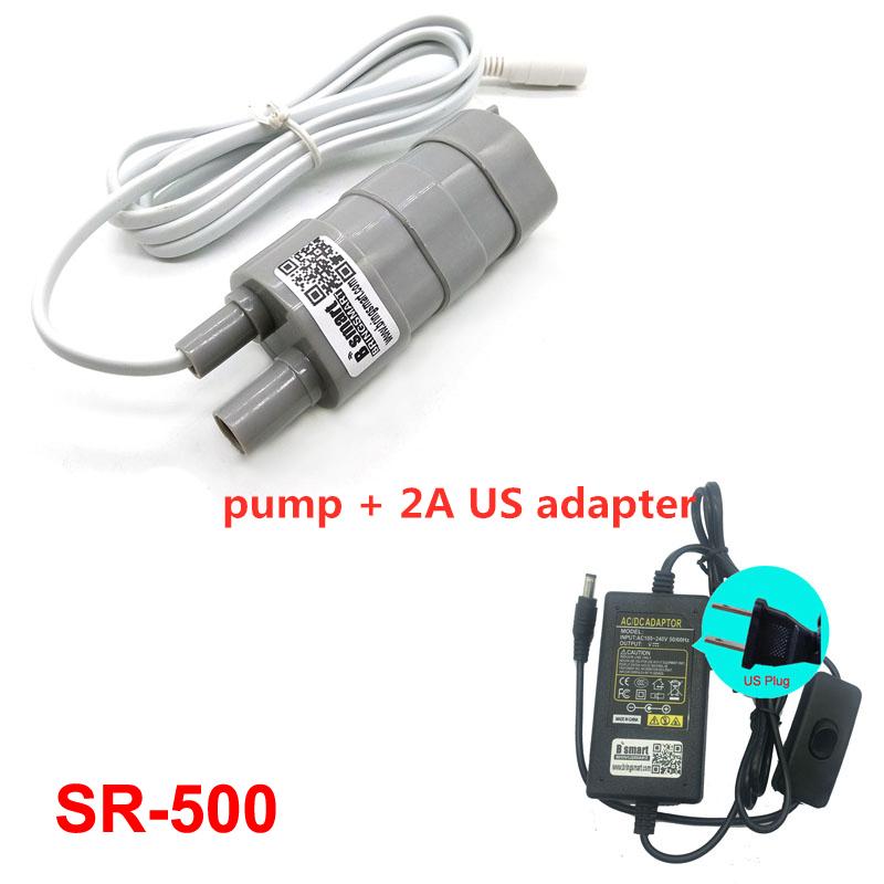 High Lift 5M 12V 24V High Pressure DC Submersible Pump 600L/H 1000L/H Micro Straight Slotted Cutting Rhinestone Pump Customized