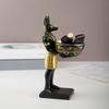Dog Statue Resin Animal Sculpture Home Decoration Egyptian Dog Statue Decorations For Living Room Bedroom Shelf Table Study