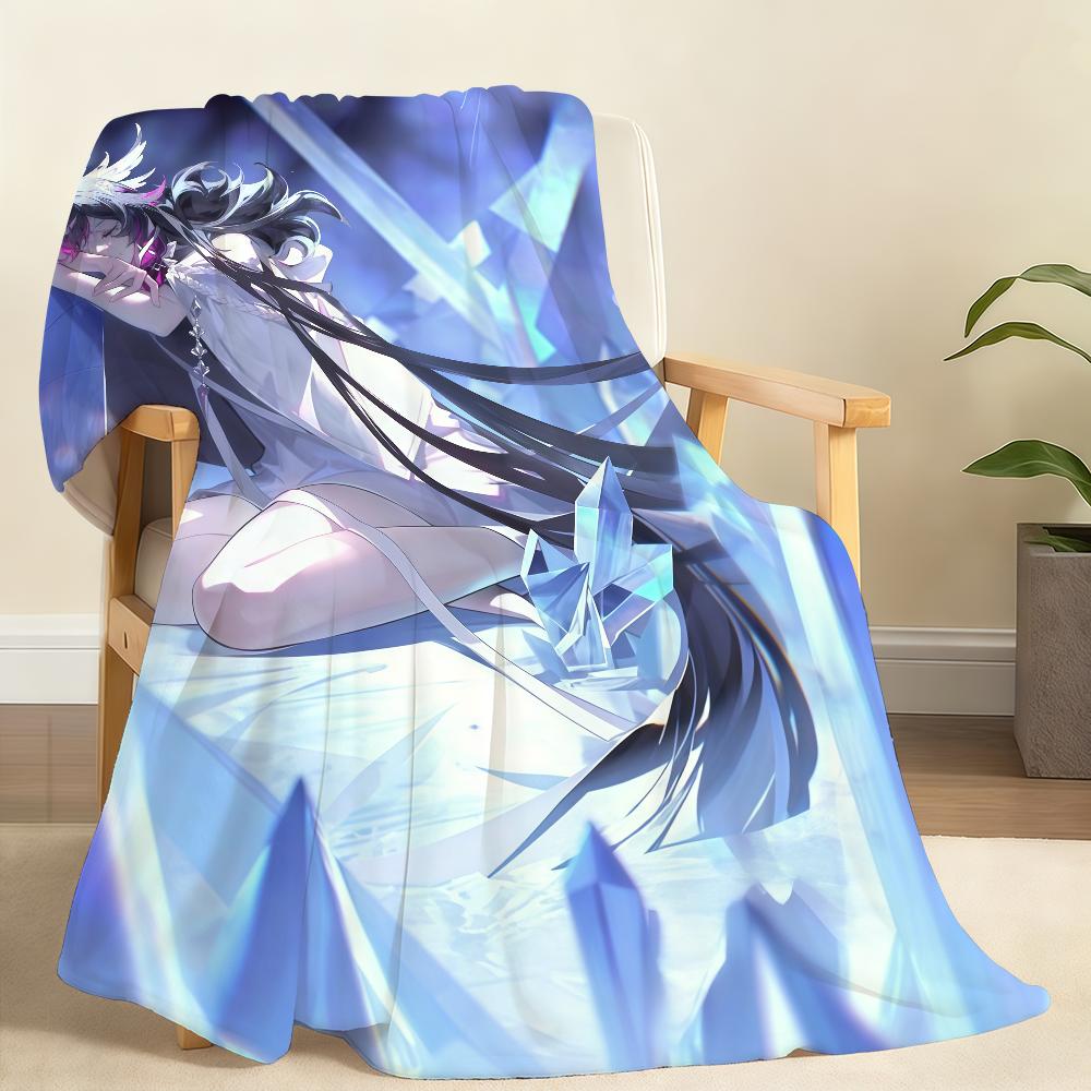 Hot Game G Genshin Impact C ColumbinaS Blanket For Soft Throw Blanket for Picnic Bed Sofa Home Bedroom Cozy Warm Comfortable