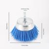 Bristle Brush Surfaces Polishing Tool Fine Abrasive Fibers Electric Drill Brush 1/4 Inch Handle for Detailed Workmanship