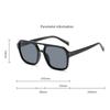 Trendy Double Beam Women Sunglasses Men Classic Casual UV Protection Sun Glasses Outdoor Square Frame Sunshades for Men