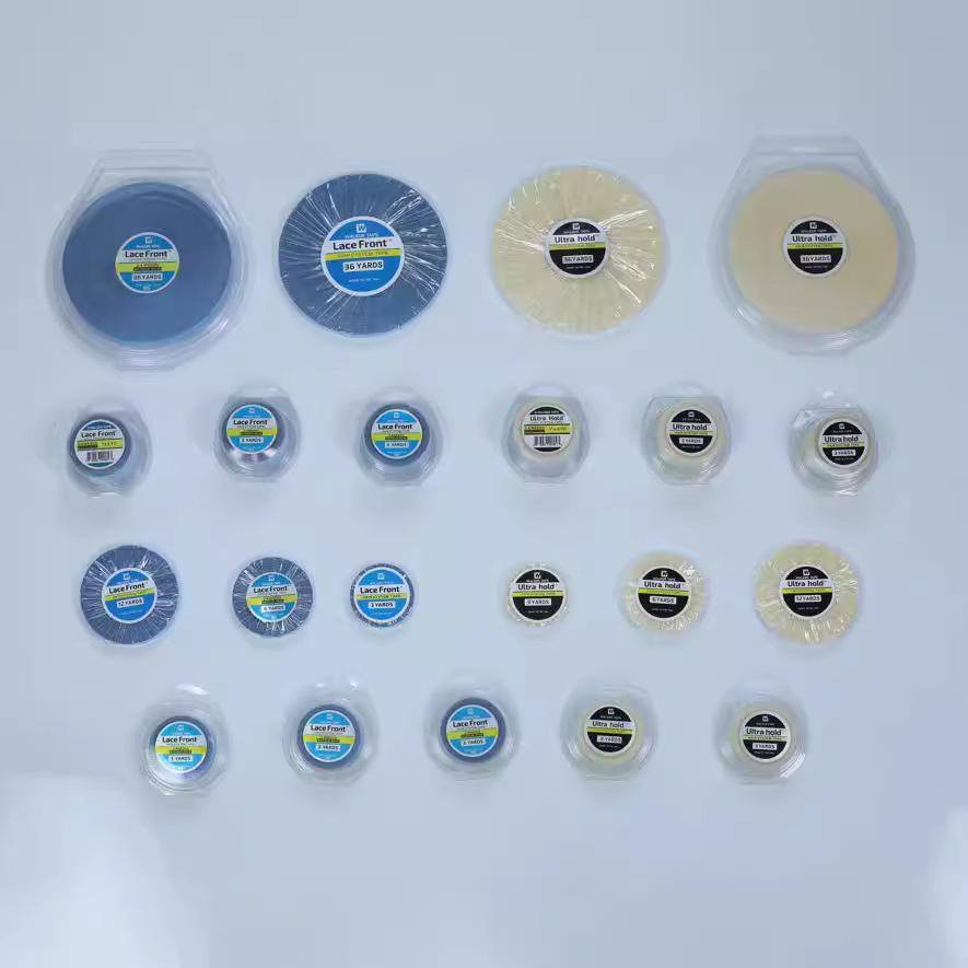 Hair Extension Seamless Blue Tape 0.85"x36 Yards - Lace Front Extensions Glue