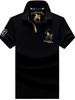 Paul Polo Bărbați Vară 2024 Tricou cu Mânecă Scurtă cu Guler, Bumbac Pur, Mărimi Mari