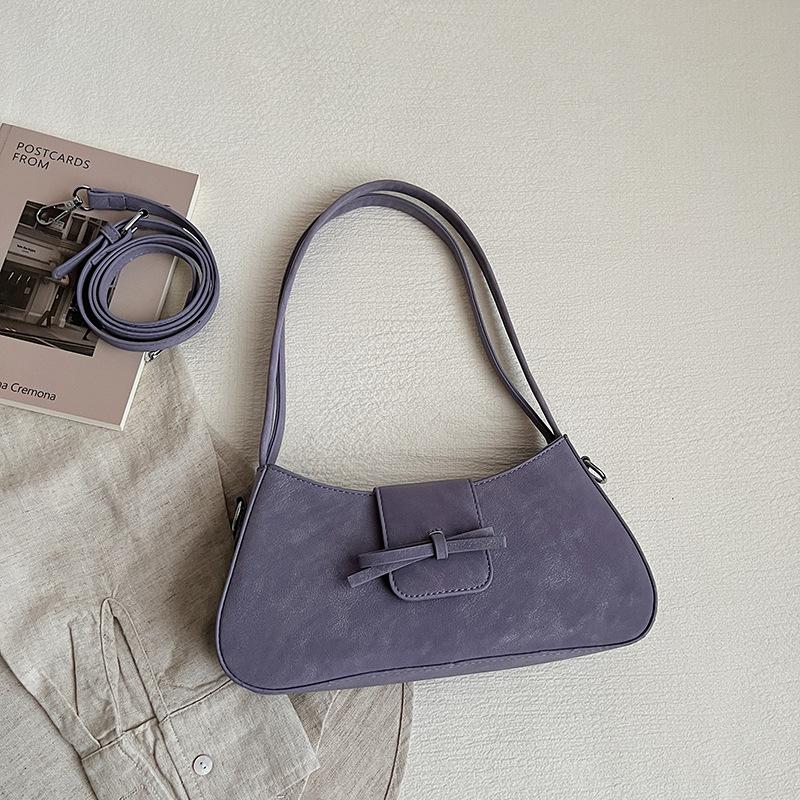 Fashionable Niche Bow-shaped Baguette Handbag Trend Single-shoulder Crossbody Bag