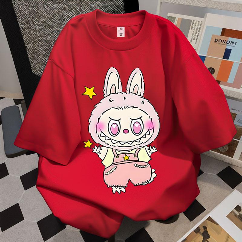 2025 New LABUBU Unisex Printed T-shirt Casual Fashion Top