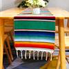 Mexican table flag blanket party tablecloth woven tablecloth fringed blanket Mexican tablecloth striped blanket