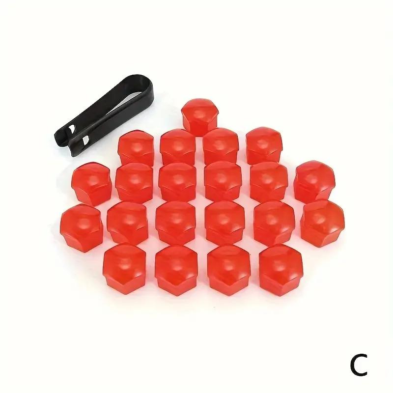 20Pcs Car Wheel Nut Caps Anti-Rust Auto Hub Screw Protection Covers Car Tire Screw Caps Nut Bolt Covers Auto Exterior 17/19/21mm