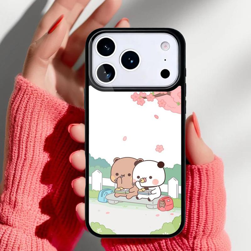Cute BuBu DuDu Phone Case for iPhone 17 16 15 14 13 Pro Max Back Cover for 12 11 Pro Coque