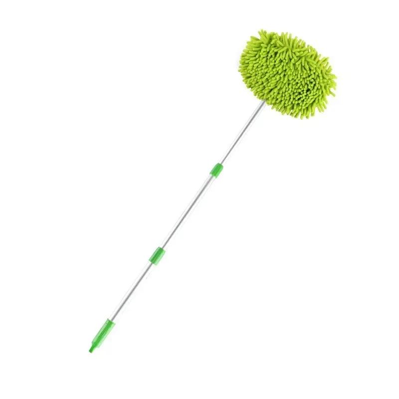 Car Cleaning Brush Detailing Long Handle Super Absorbent Car Wash Brush Telescoping Adjustable Cleaning Mop Auto Accessories