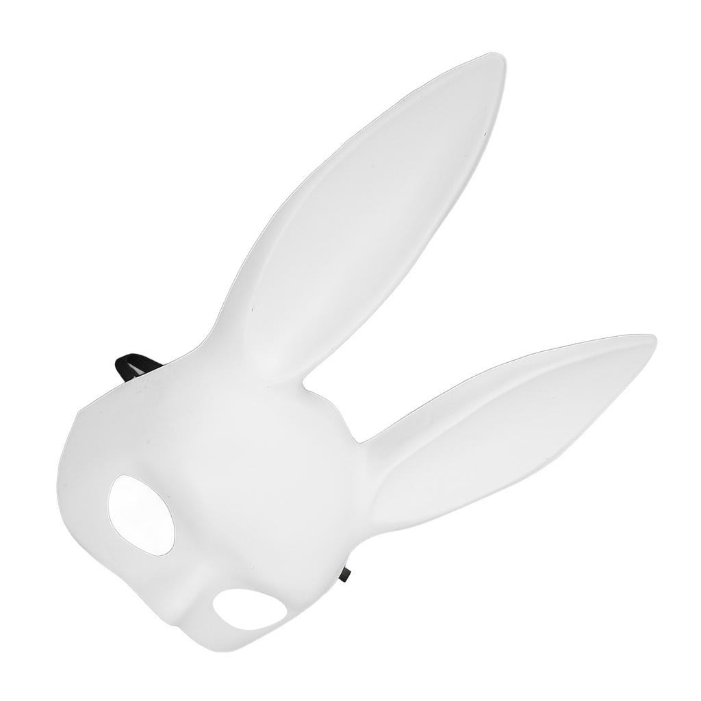 Halloween Bunny Mask Half Face Rozkošný králičí cosplay maska ​​jako doplněk pro párty potřeby