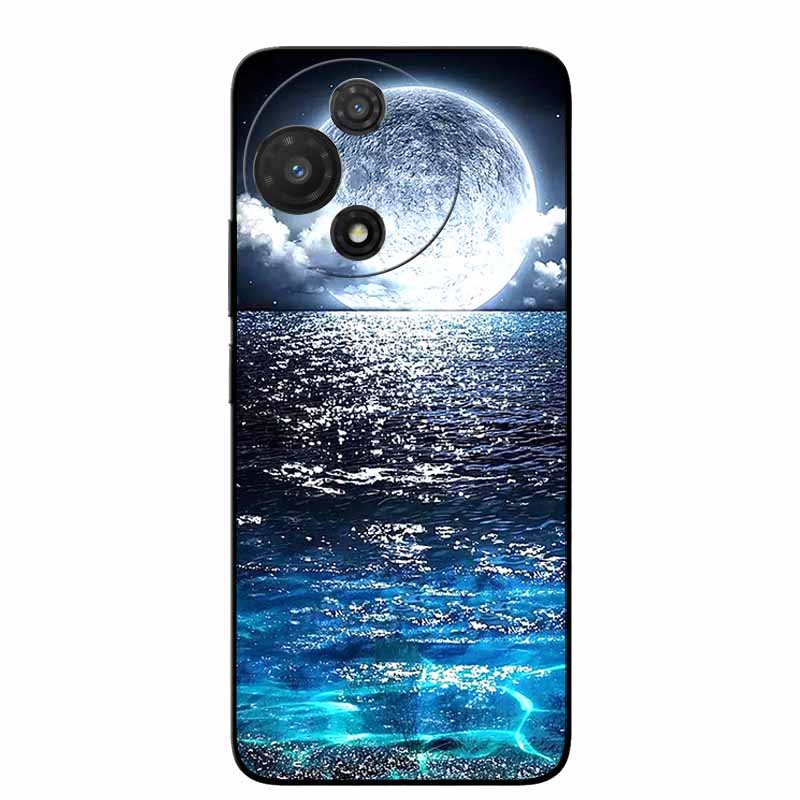 For TCL 60R 5G Case T519H Fashion Protective Silicone Back Cover Cases For TCL 60 R Animal Black Phone Funda TCL 60R T519H Coque
