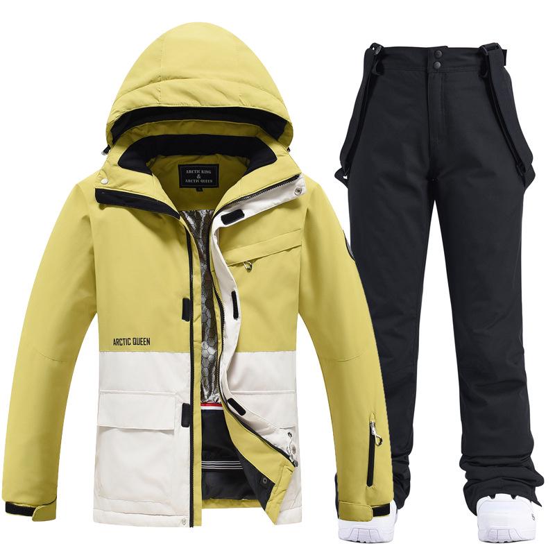 Couples' Warm Korean-Style Snowboard Suit Set