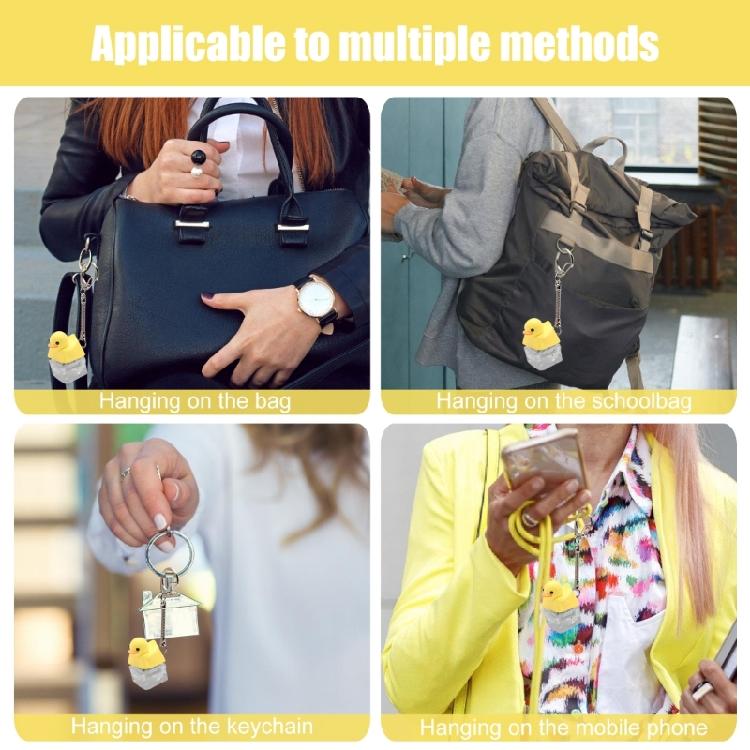 Kachna kvákající Pryskyřice Klíčenka Klíčenka Kachna Kvakající Hračka Pro Klávesnice Přizpůsobení Uvolňovač Stresu Dárek