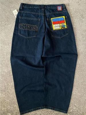 Jeans American Vintage Lavati e Distressed High Street Casual Pantaloni da Donna Giapponesi Y2k Vestibilità Ampia Dritta Slim e Versatile