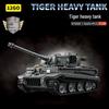 Tiger 97001 Heavy Tank Military Model Building Kit with Minifigures