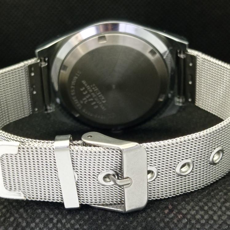 REFURBISHED VINTAGE SEIKO 5 AUTO 6309A JAPAN MENS ARABIC BLACK WATCH a298957-2