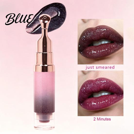 Lip Oil for Chapped Lips Moisturizing Oil 7ml Glassy Shine Gloss with Color