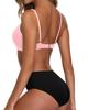 2024 European & American Sexy Hard Cup Underwire Bikini Swimsuit