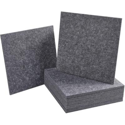 6 Pieces/pack 30x30x0.9cm Room Soundproof Board DIY Self-Adhesive Sound-absorbing Foam Eco-friendly Fireproof Door Sealing Board