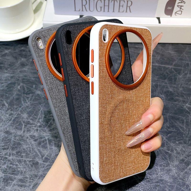 For VIVO X300 Pro Case Luxury PU Cloth Magnetic Magsafe Protective Back Cover Case For VIVO X300 X200 Pro Mini X200 Ultra Shell