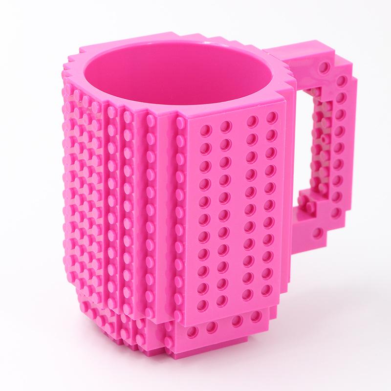 Building Blocks Mugs DIY Block Puzzle Mug Children Toy Assembly Mug Coffee Cup