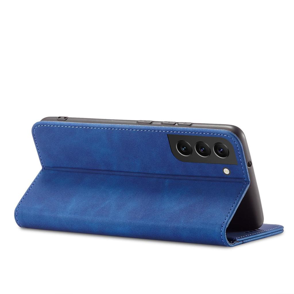 Hurtel Samsung Galaxy S22+ Blue Wallet Case