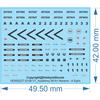 ADF Army Abrams M1A1 MBT Decals - 1/16 1/35 1/48 1/72 HO (1/87) - Water Decal