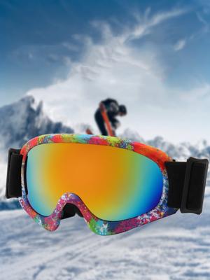 New Fashion Outdoor Sports Glasses Colorful Children'S Ski Goggles Snow Sand Goggles.