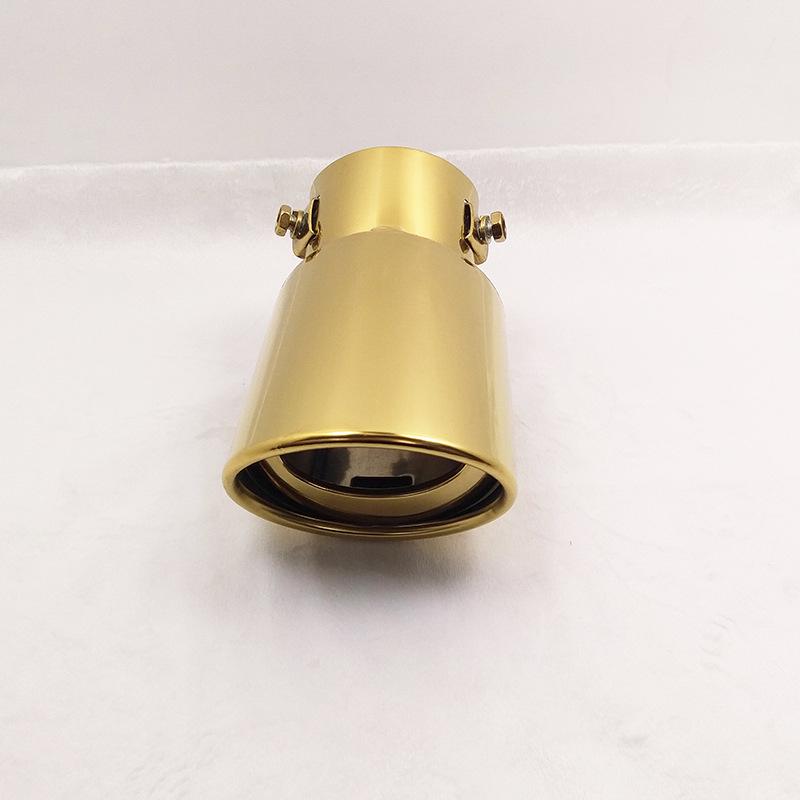 Buick Excelle, Nissan Bluebird, Ford Focus Titanium Gold Stainless Steel Exhaust Tailpipe Sleeve