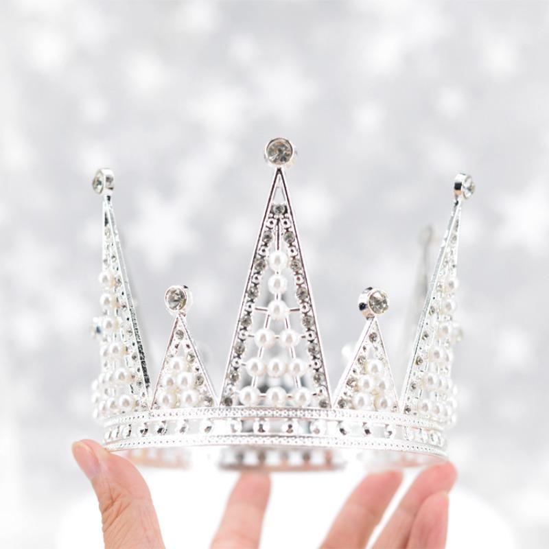 Hollow birthday cake crown tiara love ornament birthday flower decoration accessories crown