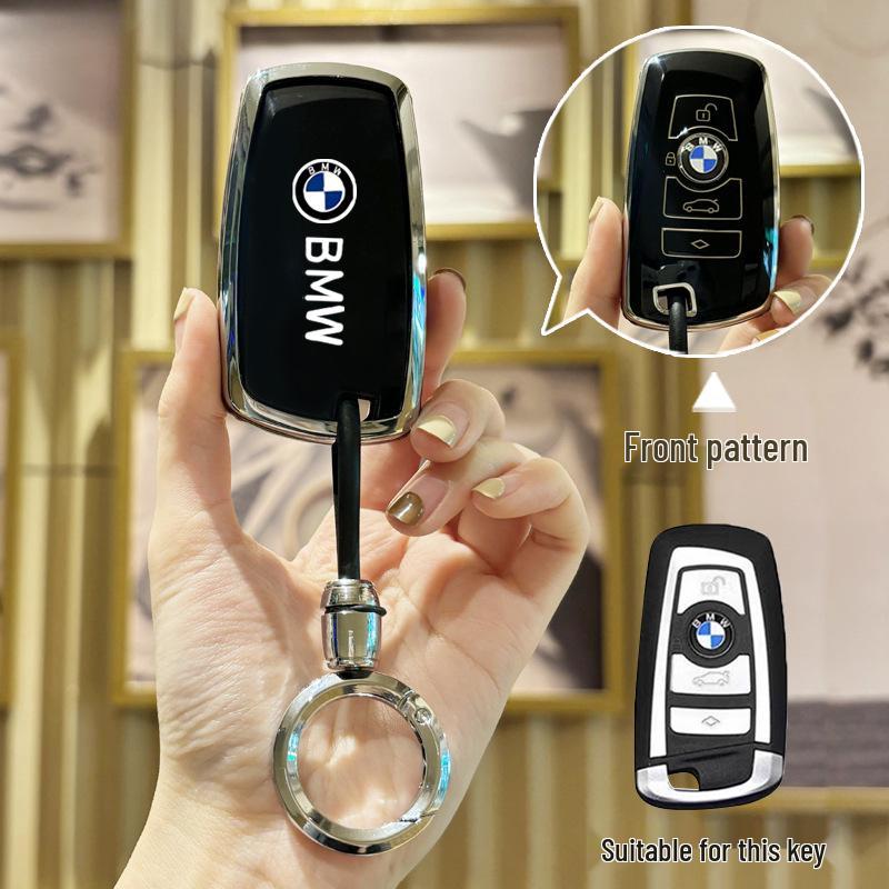 BMW Key Cover for 3, 5, X1, X2, X3, and X5 Series - Fits 1 Series, 320li, 325li, 530 Models.