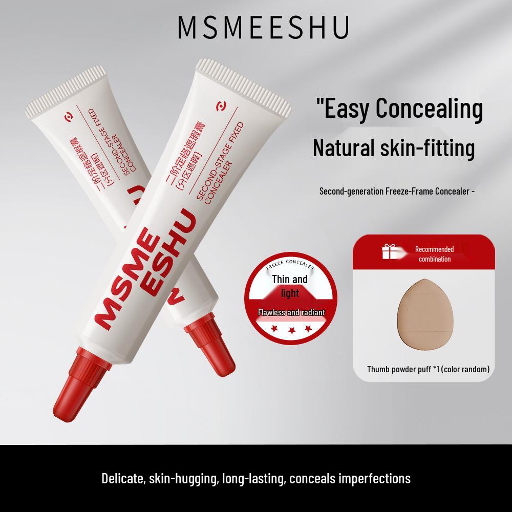 Honey Bundle Freeze Frame Concealer: Covers Eye Bags, Nasolabial Folds, Scars, Blemishes, and Redness for a Brightening Effect.