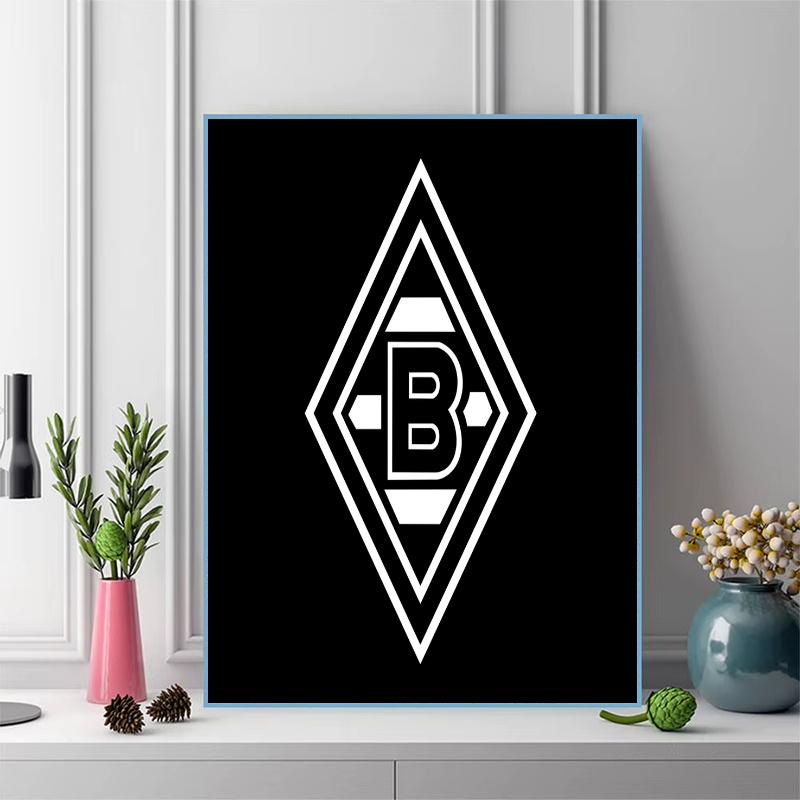Football Club Logo 100% Round Full Drill 5D DIY Diamond Painting Embroidery Cross Stitch Rhinestone Decor