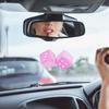 Fuzzy Dice for Car Mirror - Plush Dice Rearview Mirror