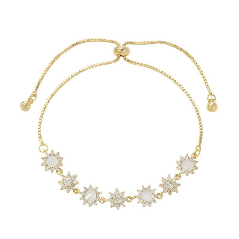 Unique and trendy zircon bracelet - women's light luxury, versatile design