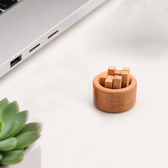 Yangyizhi Holz-Ätherisch-Öl-Diffusor, Buchenholz Aromatherapie Kleiner Runder Diffusor für Zuhause Büros Autos Yogaräume