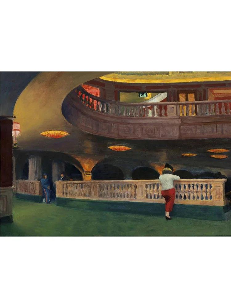 Edward Hopper Famous Realistic Master Art Poster Canvas Painting Nighthawks Life Landscape Wall Art Living Room Home Decoration