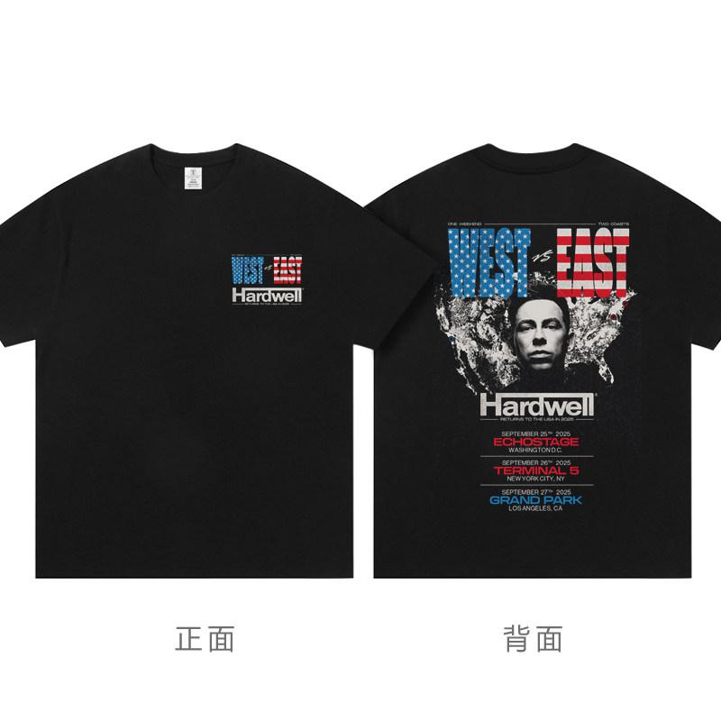 

Top 100 DJ Hardwell Pure Cotton Oversized T-shirt 2025 Men s Casual Loose Comfortable Streetwear Short Sleeve Female Male Clothing 4XL