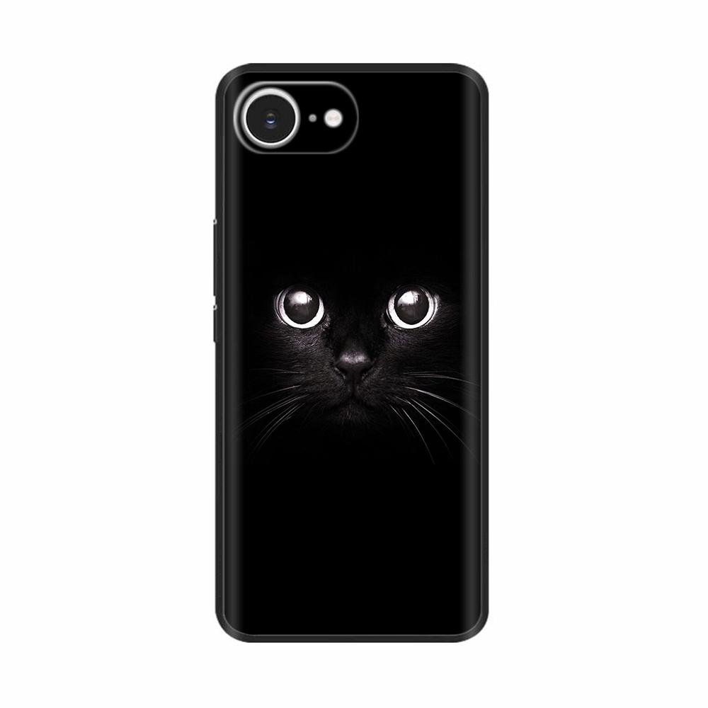 Silicone Phone Case For For iPhone 16E iPhone16E SE 2025 SE4 5G Soft Black Shockproof Shell Protection Back Cover Cases Coque
