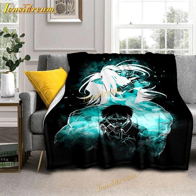 Attack On Titan Blankets Cartoon Blanket Flano Dust Cover Sofa Bed Flannel Warm Throw Blankets forTravel Airplane,Beds,Couch