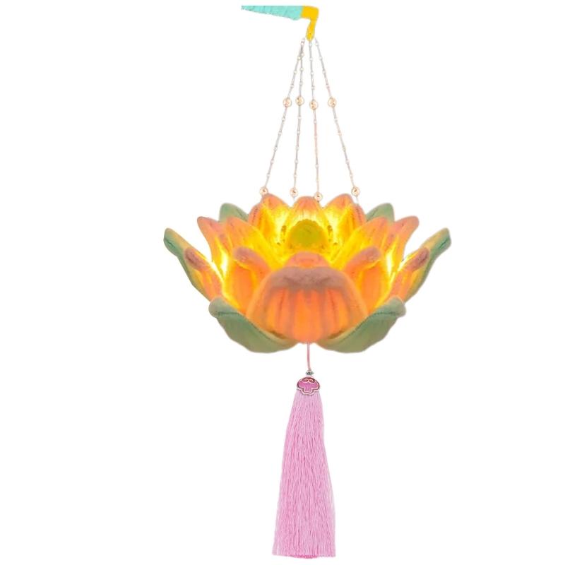 

Handheld Lanterns for Traditional Chinese Celebration Waterproof Moon Festival Light with Soft Lighting Home Decoration