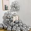 5Inch 10Pcs Latex Balloon Gold Silver Black Pink Xmax Balloon Wedding Happy Birthday Metallic Chrome Balloon Decoration