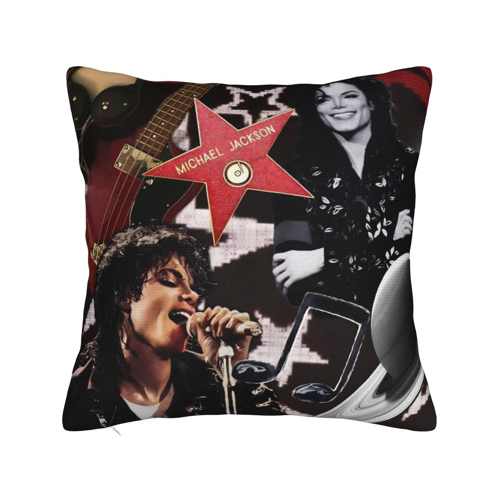 Singer Michael Jacksons MJ Tour Pillow Cover Accessories Soft Cushion Cover Gift Pillow Case Cover Home Multi Size