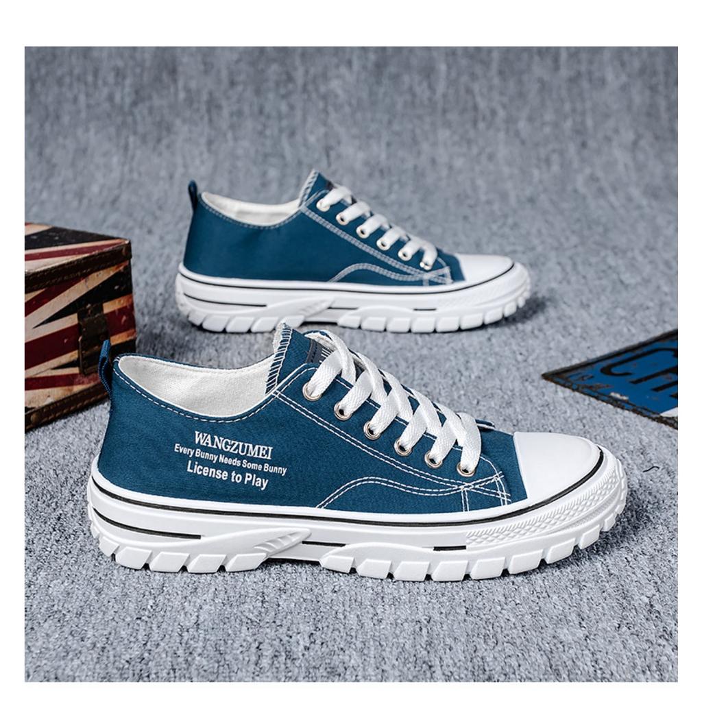 Lightweight Breathable Low-top Board Shoes, Fashion Canvas Shoes Korean Version of The Trend of Hong Kong Style Casual Men's Shoes