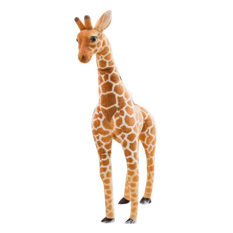 Simulation Giraffe & Sika Deer Plush Toy for Children's Photography & Birthday Gifts